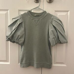 Ulla Johnson Seafoam Puff Sleeve - Size P